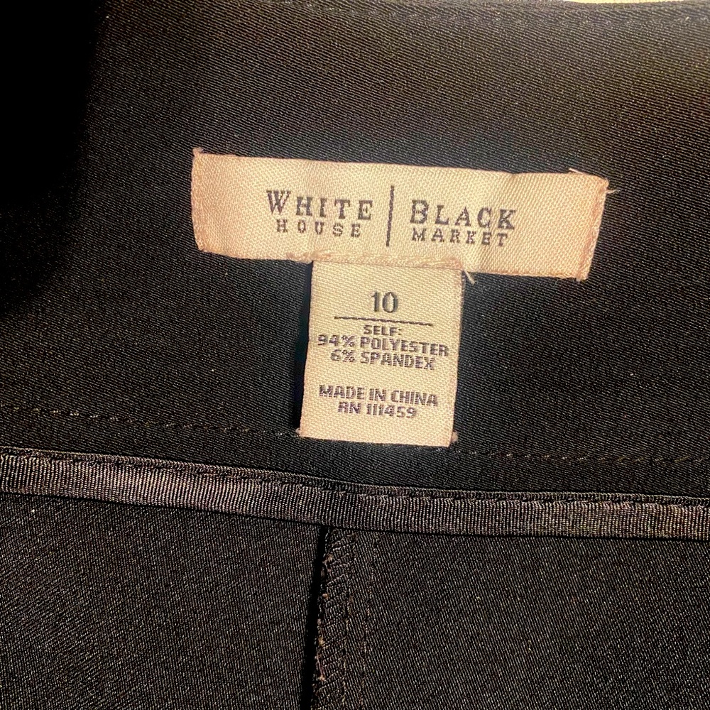 White House Black Market women’s dress pants size 10 with silky tie belt